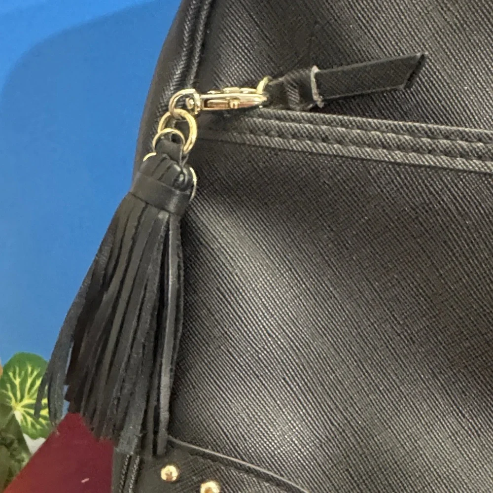 Victoria's Secret Black Studded Tote